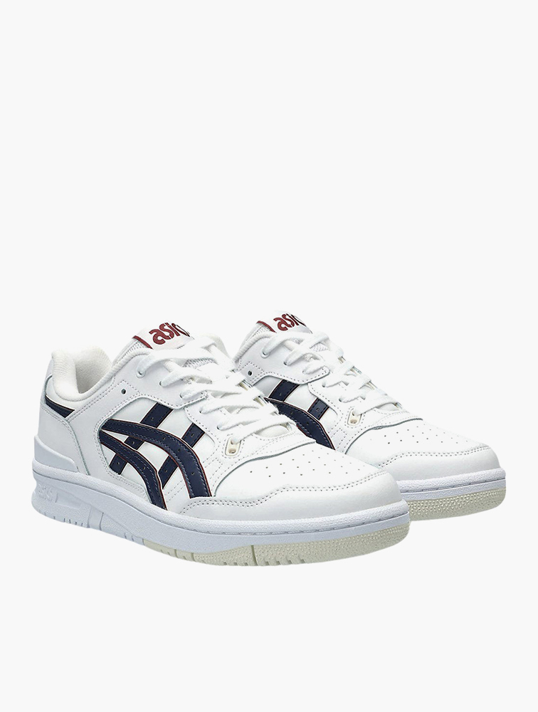 MyRunway | Shop Asics White & Midnight Ex89 Sneakers for Men from
